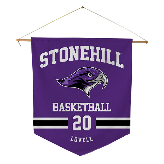 Stonehill - NCAA Men's Basketball : Cory Lovell - Pennant - 18" x 21"-0