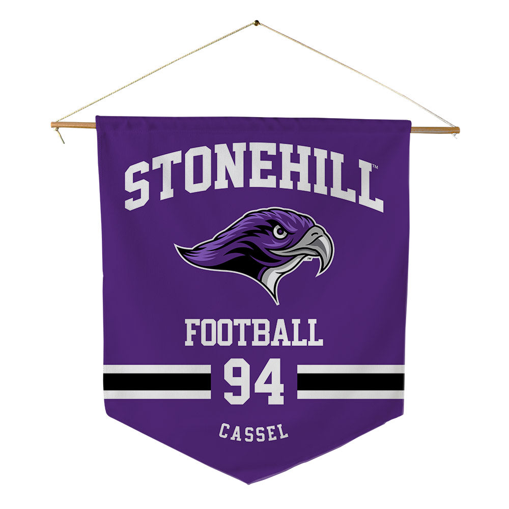 Stonehill - NCAA Football : Marcus Cassel - Pennant - 18" x 21"-0