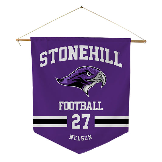 Stonehill - NCAA Football : George Nelson - Pennant - 18" x 21"-0