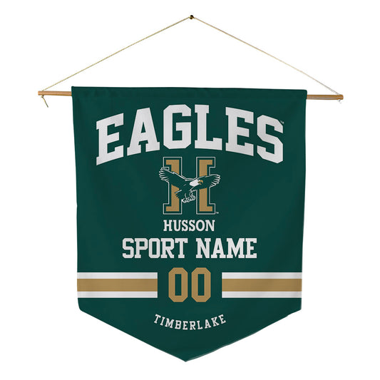 Husson - NCAA Men's Golf : Logan Timberlake - Pennant - 18" x 21"-0