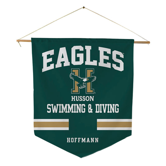 Husson - NCAA Women's Swimming & Diving : Gabrielle Hoffmann - Pennant - 18" x 21"-0