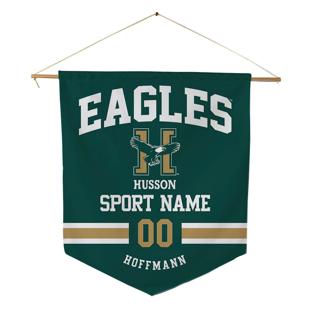 Husson - NCAA Women's Swimming & Diving : Gabrielle Hoffmann - Pennant - 18" x 21"-0