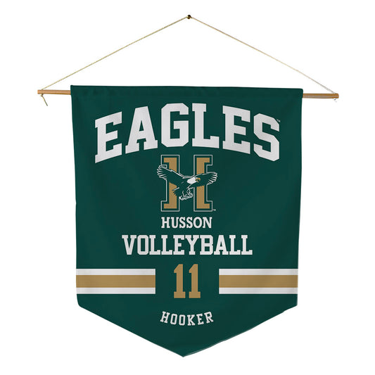 Husson - NCAA Women's Volleyball : Peyton Hooker - Pennant - 18" x 21"-0