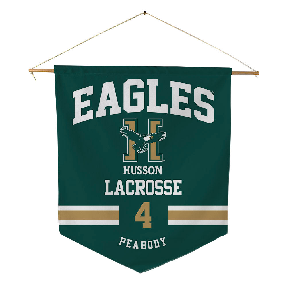 Husson - NCAA Men's Lacrosse : Ryan Peabody - Pennant - 18" x 21"-0