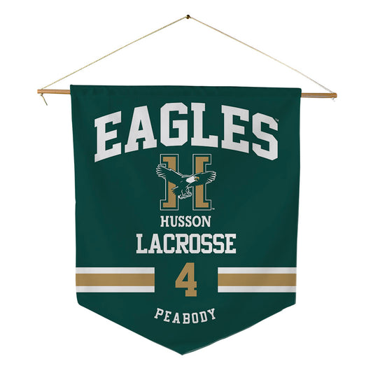 Husson - NCAA Men's Lacrosse : Ryan Peabody - Pennant - 18" x 21"-0