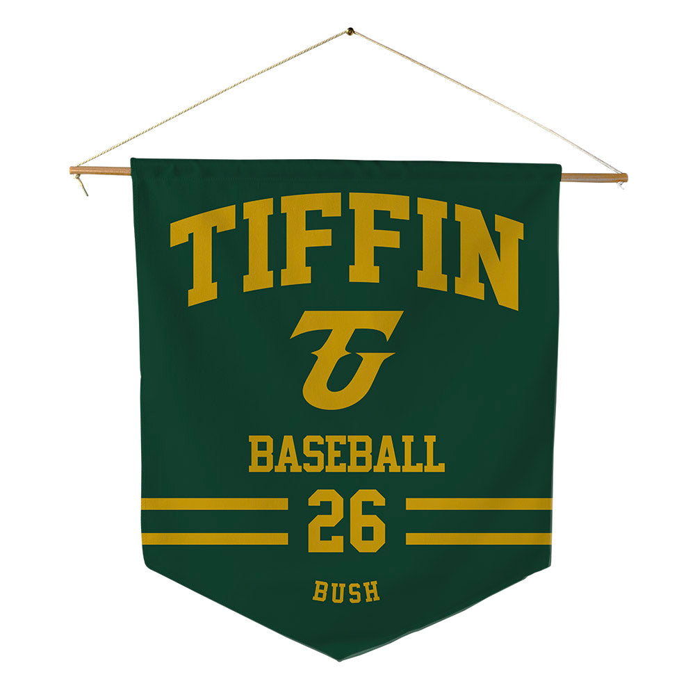Tiffin - NCAA Baseball : Hayden Bush - Pennant - 18" x 21"-0