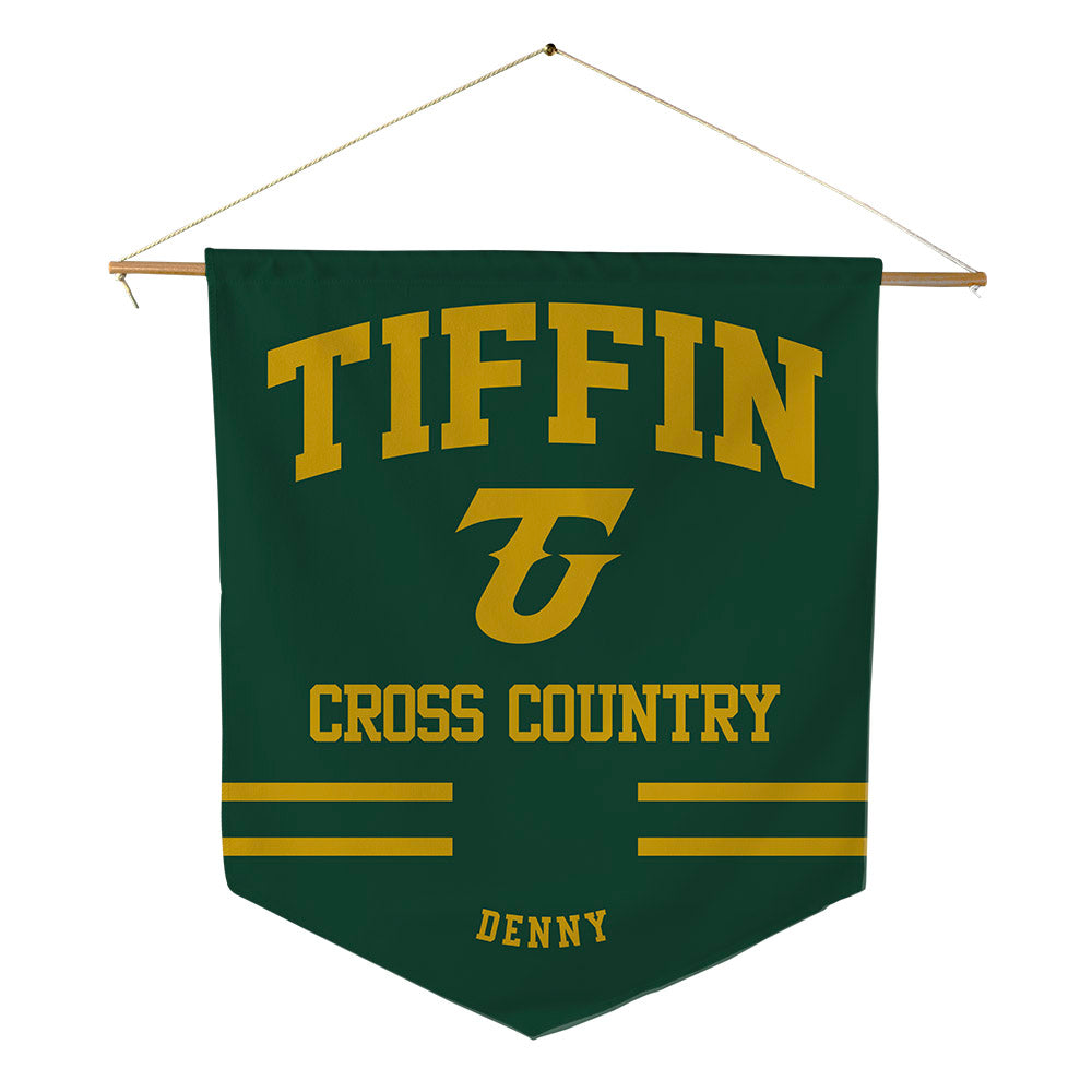 Tiffin - NCAA Women's Cross Country : Ally Denny - Pennant - 18" x 21"-0