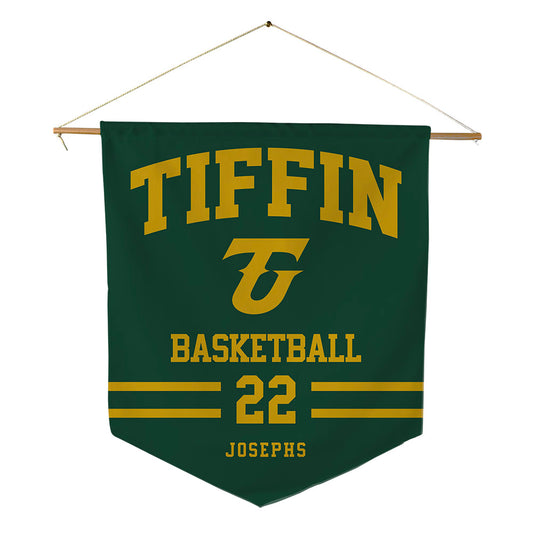 Tiffin - NCAA Men's Basketball : Marquese Josephs - Pennant - 18" x 21"-0