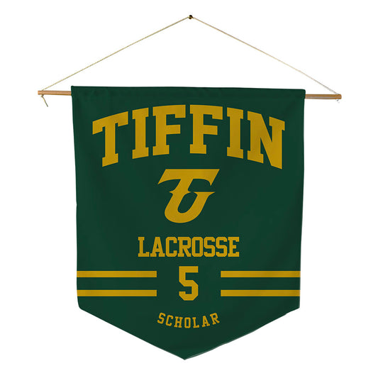Tiffin - NCAA Men's Lacrosse : Wade Scholar - Pennant - 18" x 21"-0