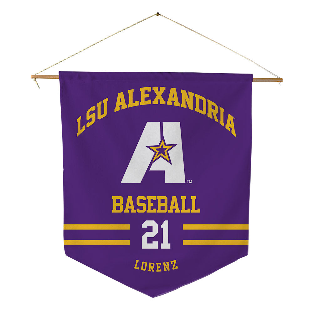 LSUA - NCAA Baseball : Austin Lorenz - Pennant - 18" x 21"-0