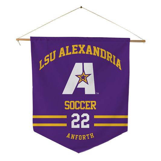 LSUA - NCAA Men's Soccer : Owen Anforth - Pennant - 18" x 21"-0