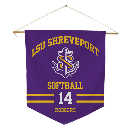LSUS - NCAA Softball : Garnet Rodgers - Pennant - 18" x 21"-0