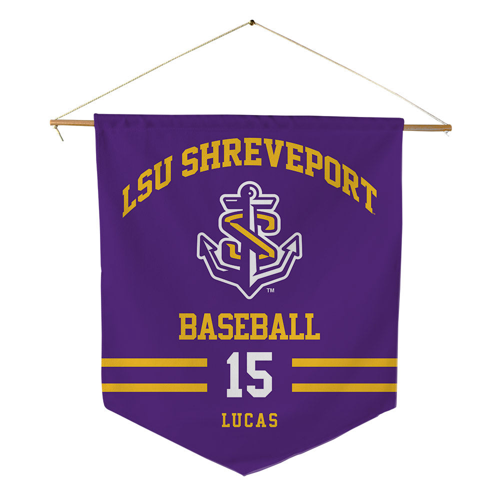 LSUS - NCAA Baseball : Brock Lucas - Pennant - 18" x 21"-0