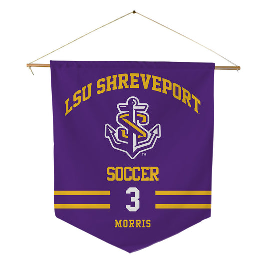 LSUS - NCAA Men's Soccer : Arian Morris - Pennant - 18" x 21"-0