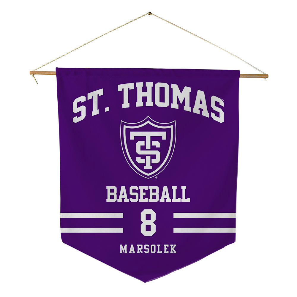 UST - NCAA Baseball : Owen Marsolek - Pennant - 18" x 21"-0