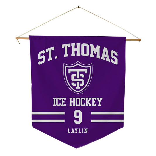 UST - NCAA Men's Ice Hockey : Casy Laylin - Pennant - 18" x 21"-0