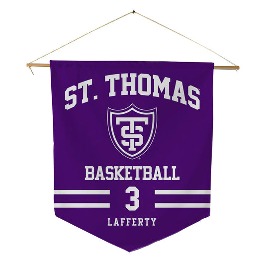 UST - NCAA Men's Basketball : Ryan Lafferty - Pennant - 18" x 21"-0