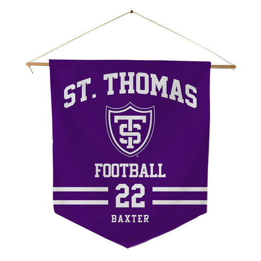 UST - NCAA Football : Keefer Baxter - Pennant - 18" x 21"-0