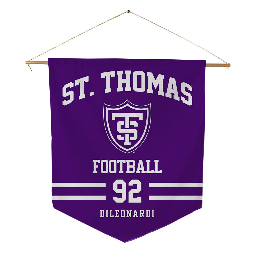 UST - NCAA Football : Rocco DiLeonardi - Pennant - 18" x 21"-0