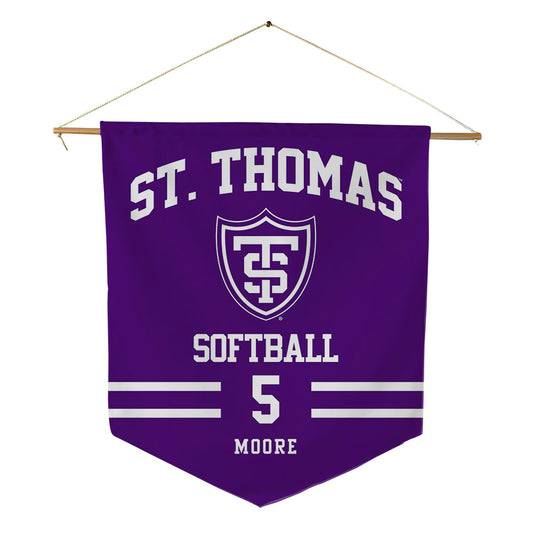 UST - NCAA Softball : Ruby Moore - Pennant - 18" x 21"-0