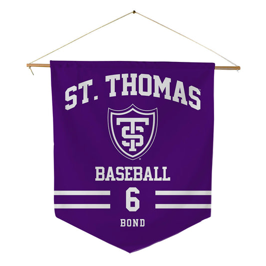 UST - NCAA Baseball : Owen Bond - Pennant - 18" x 21"-0