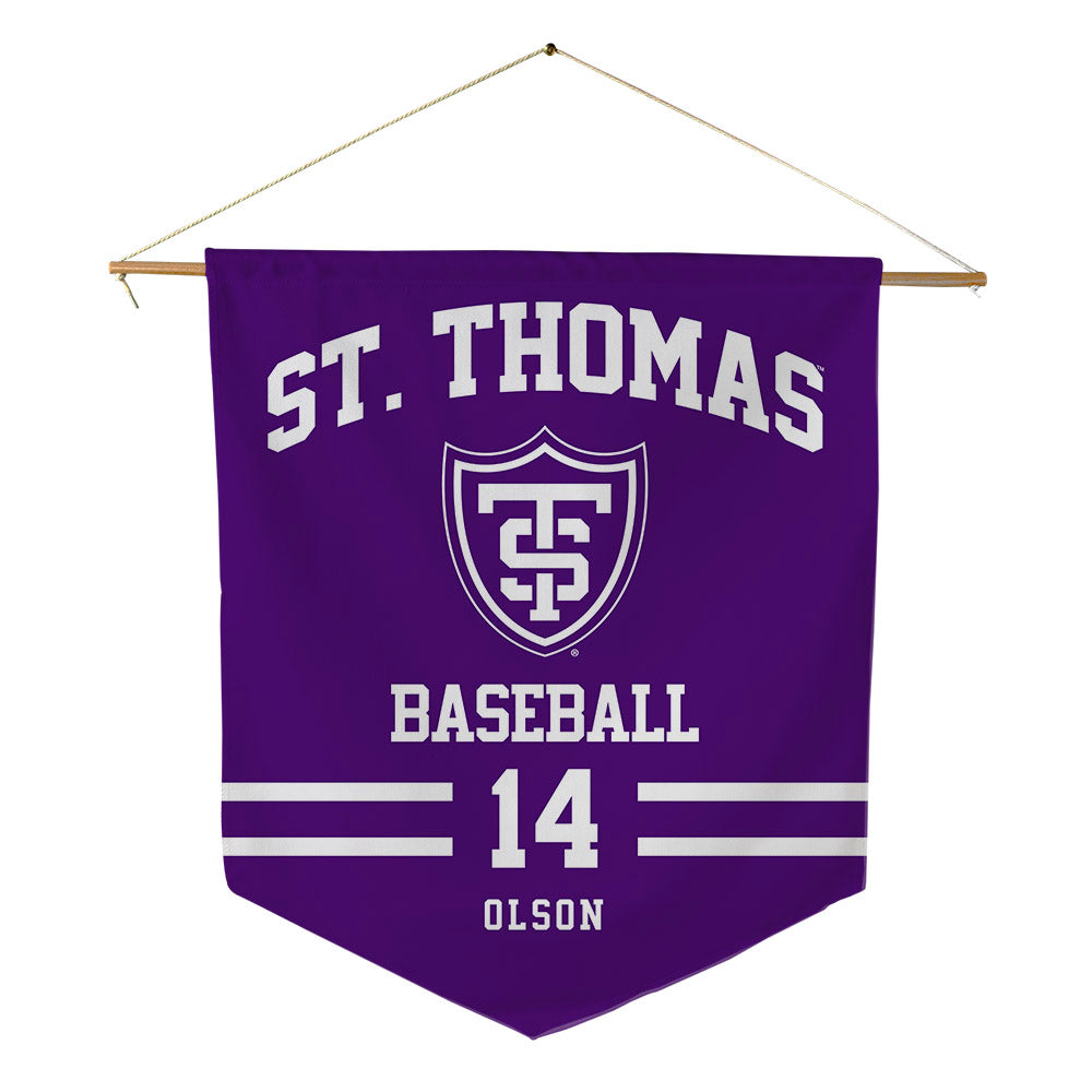 UST - NCAA Baseball : Brayden Olson - Pennant - 18" x 21"-0