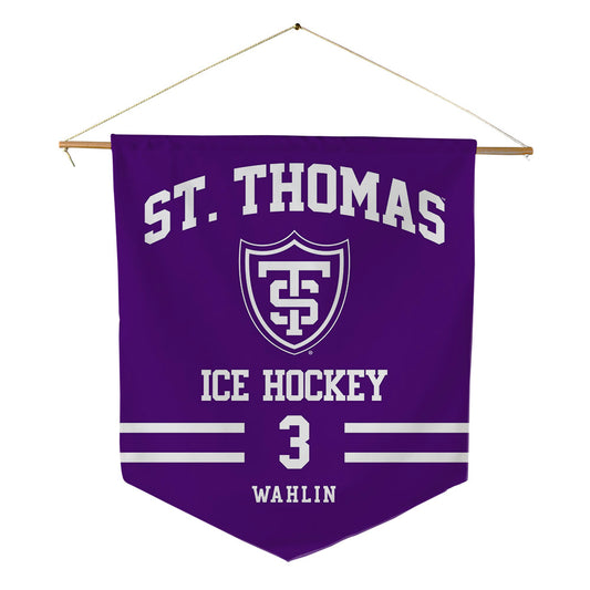 UST - NCAA Men's Ice Hockey : Lucas Wahlin - Pennant - 18" x 21"-0