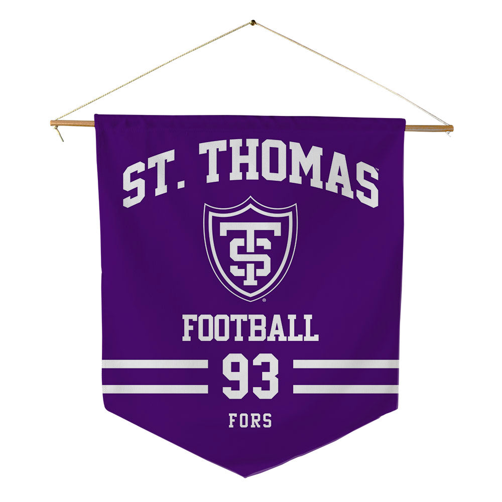 UST - NCAA Football : Lucas Fors - Pennant - 18" x 21"-0