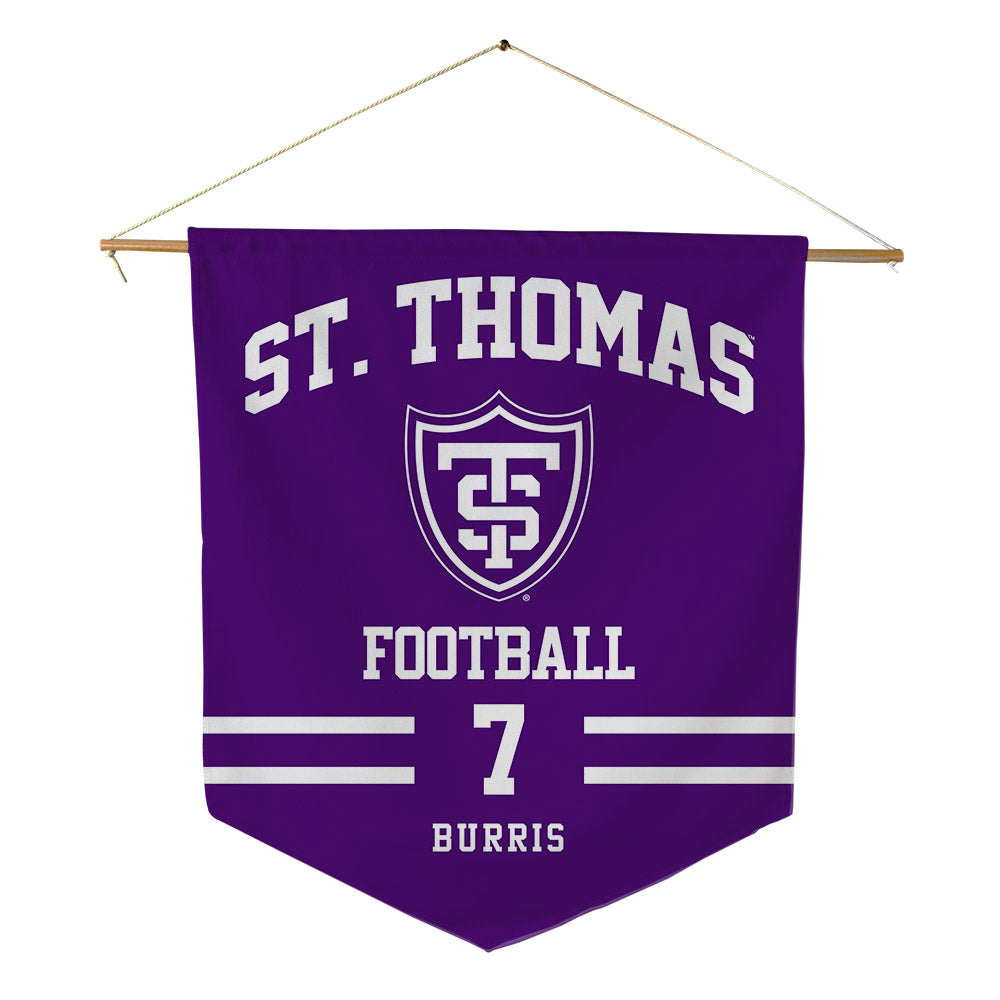 UST - NCAA Football : Ian Burris - Pennant - 18" x 21"-0