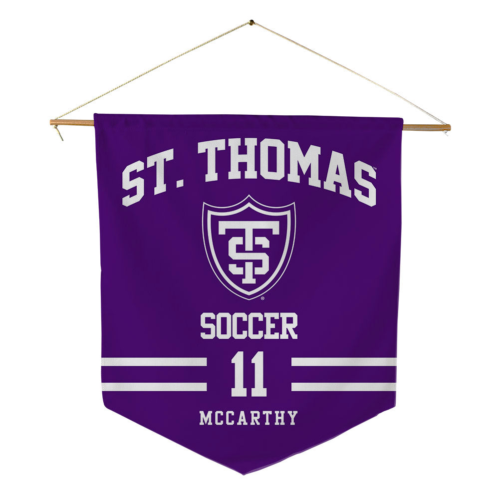 UST - NCAA Women's Soccer : Emily McCarthy - Pennant - 18" x 21"-0