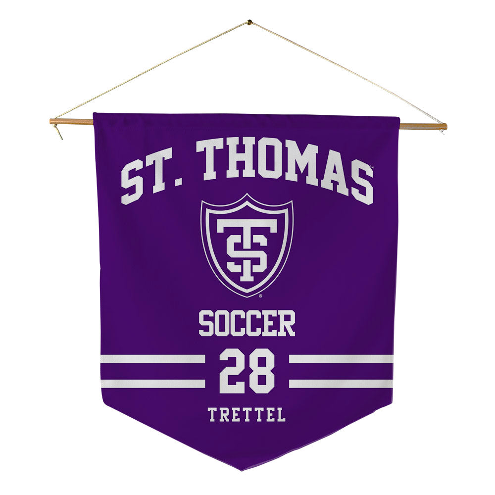 UST - NCAA Women's Soccer : Tatum Trettel - Pennant - 18" x 21"-0