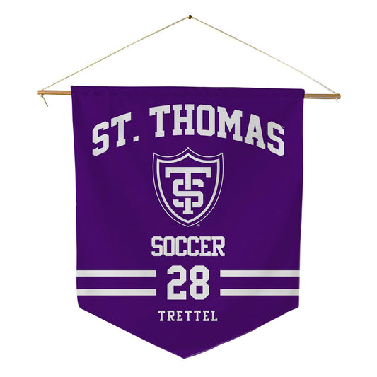 UST - NCAA Women's Soccer : Tatum Trettel - Pennant - 18" x 21"-0
