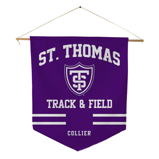 UST - NCAA Men's Track & Field : Riddik Collier - Pennant - 18" x 21"-0