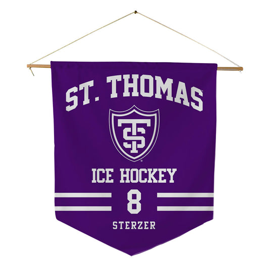 UST - NCAA Men's Ice Hockey : Caige Sterzer - Pennant - 18" x 21"-0