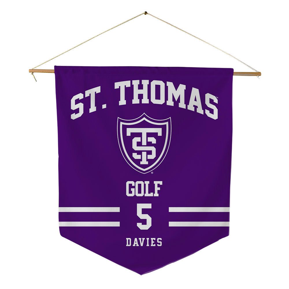 UST - NCAA Women's Golf : Emma Davies - Pennant - 18" x 21"-0