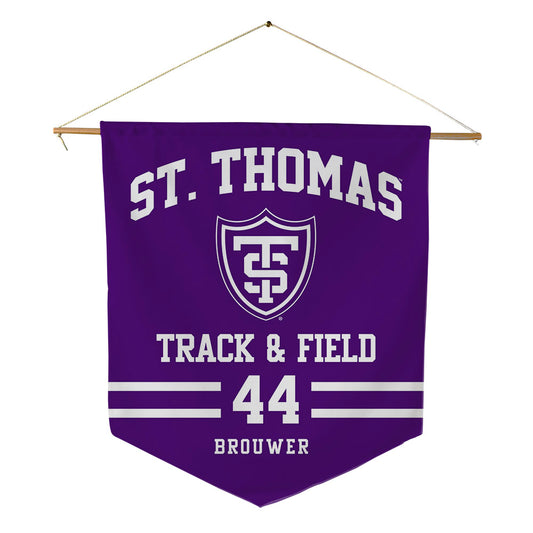 UST - NCAA Men's Track & Field : Braeden Brouwer - Pennant - 18" x 21"-0