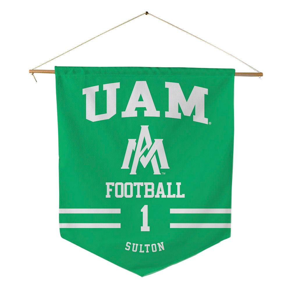 UAM - NCAA Football : Jaylen Sulton - Pennant - 18" x 21"-0