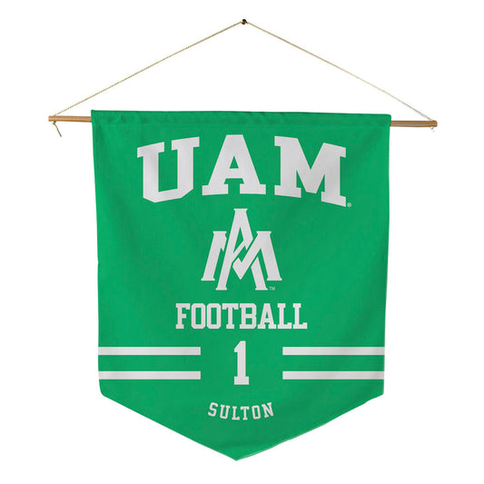 UAM - NCAA Football : Jaylen Sulton - Pennant - 18" x 21"-0