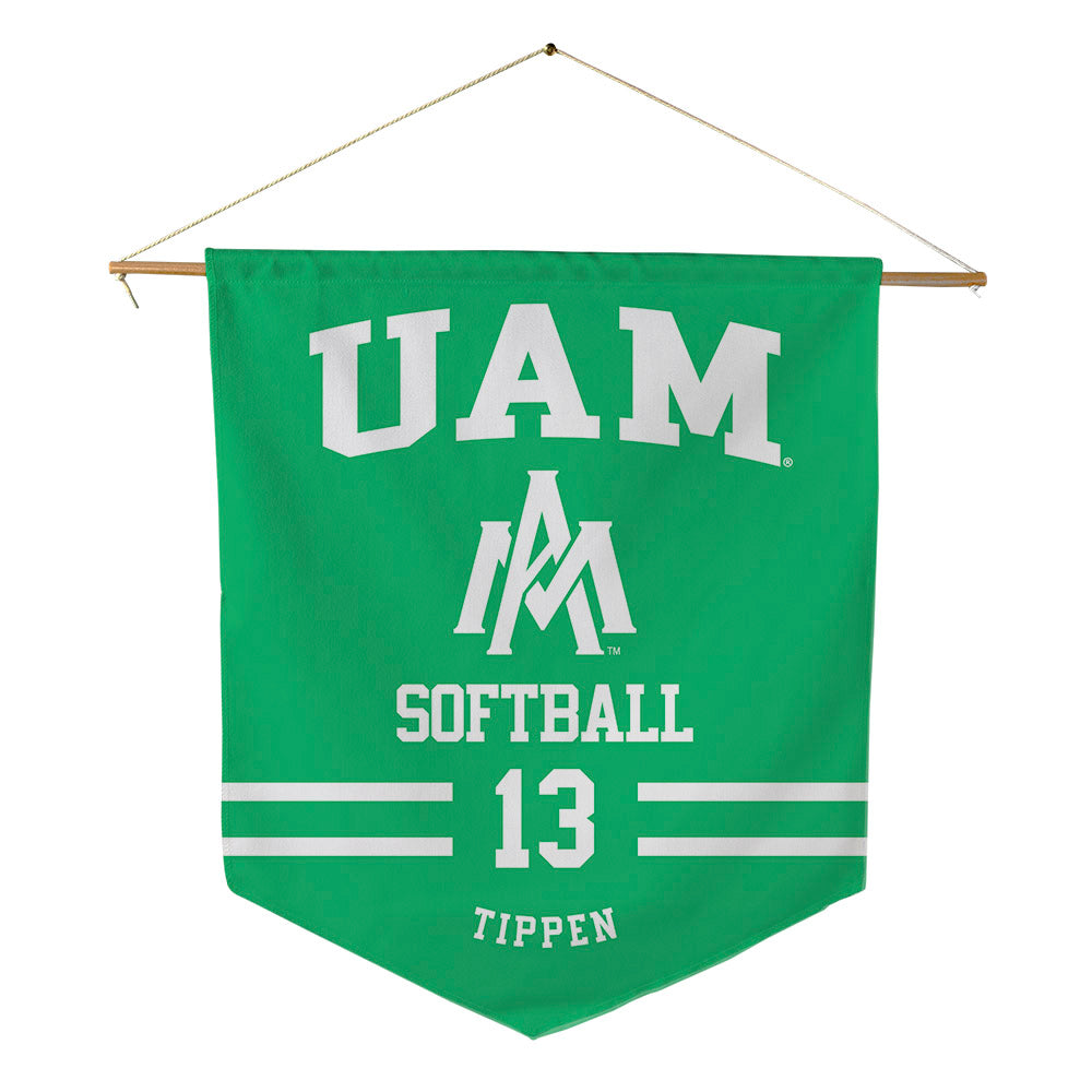 UAM - NCAA Softball : Lainey Tippen - Pennant - 18" x 21"-0