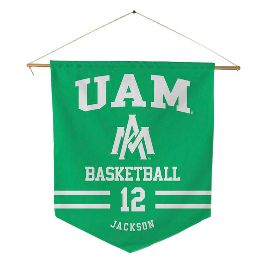 UAM - NCAA Men's Basketball : Isaac Jackson - Pennant - 18" x 21"-0