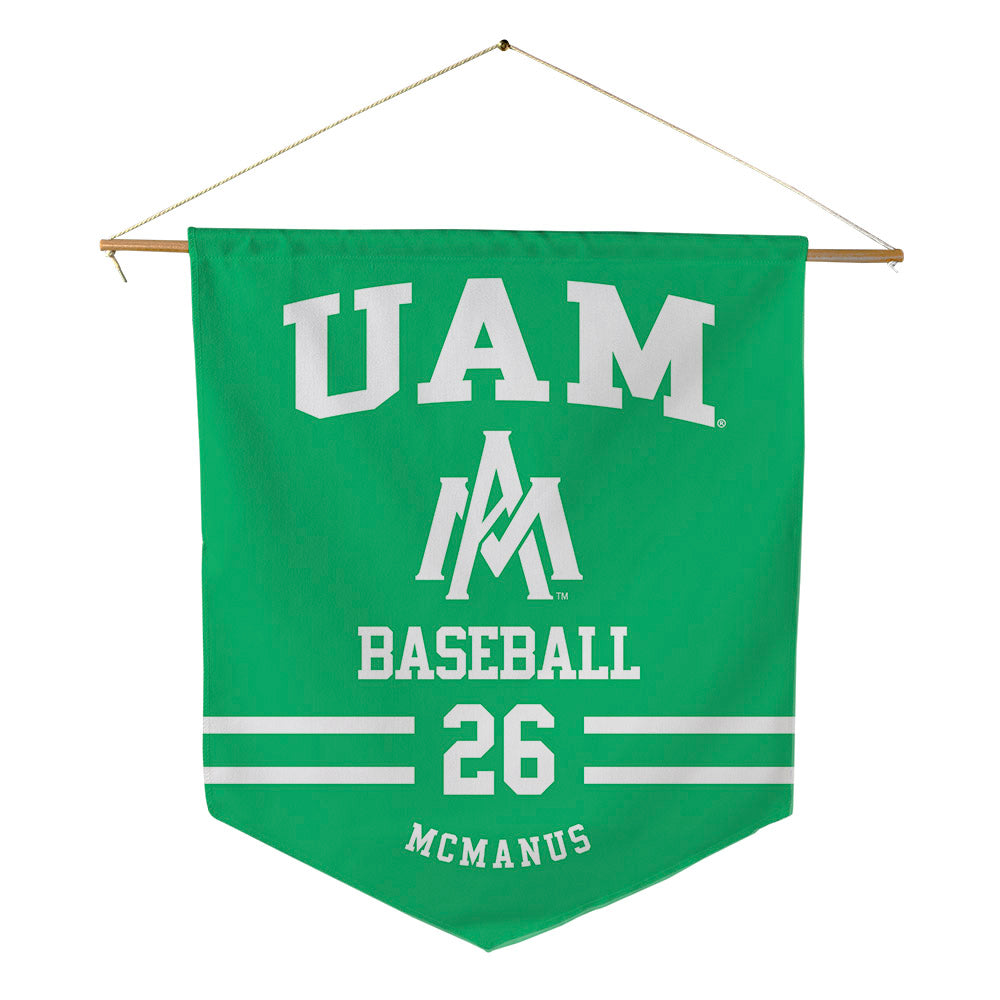 UAM - NCAA Baseball : Nathan McManus - Pennant - 18" x 21"-0