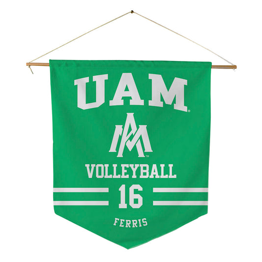 UAM - NCAA Women's Volleyball : Mckenna Ferris - Pennant - 18" x 21"-0