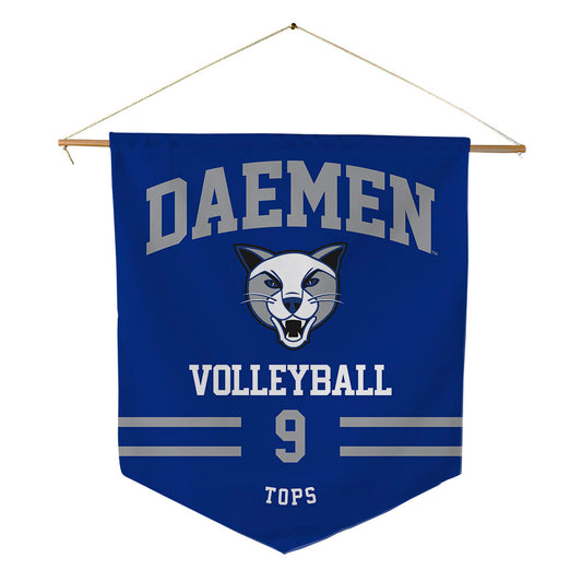 Daemen - NCAA Women's Volleyball : Vera Tops - Pennant - 18" x 21"-0