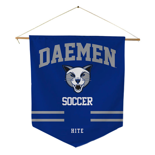 Daemen - NCAA Women's Soccer : Samantha Hite - Pennant - 18" x 21"-0