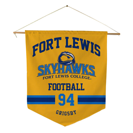 FLC - NCAA Football : Kingston Grigsby - Pennant - 18" x 21"-0