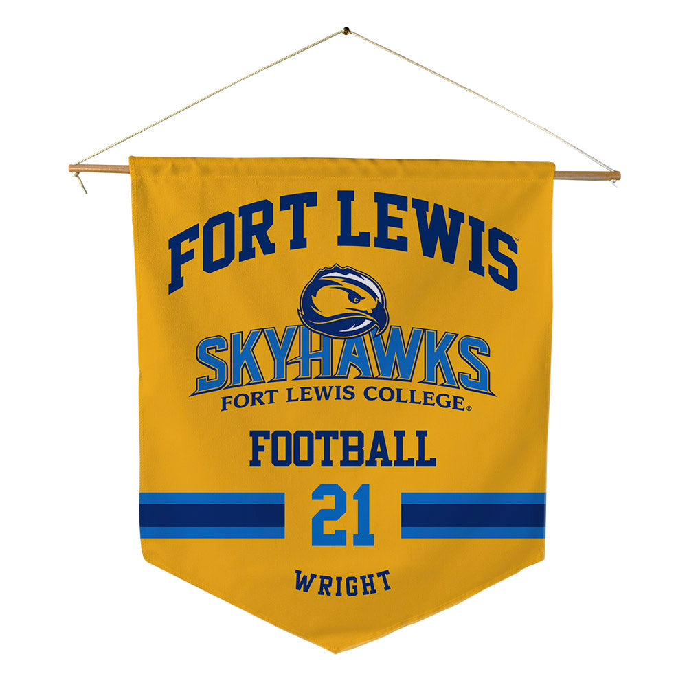 FLC - NCAA Football : Wesley Wright - Pennant - 18" x 21"-0