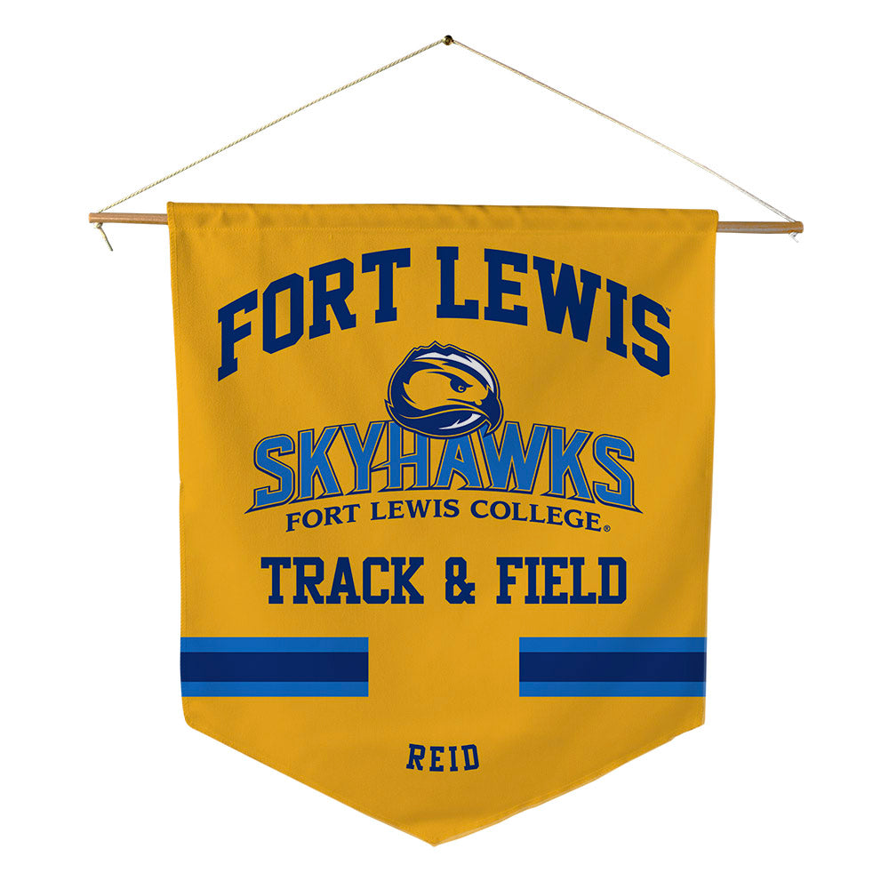 FLC - NCAA Men's Track & Field : Malachi Reid - Pennant - 18" x 21"-0