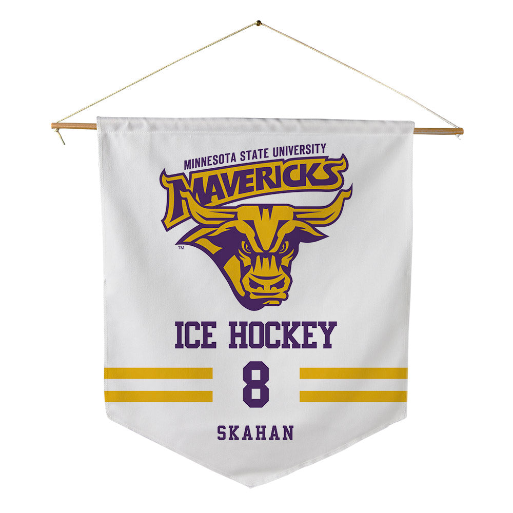 Minn. St. - NCAA Men's Ice Hockey : Will Skahan - Pennant - 18" x 21"-0