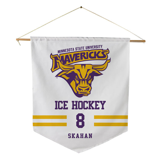 Minn. St. - NCAA Men's Ice Hockey : Will Skahan - Pennant - 18" x 21"-0