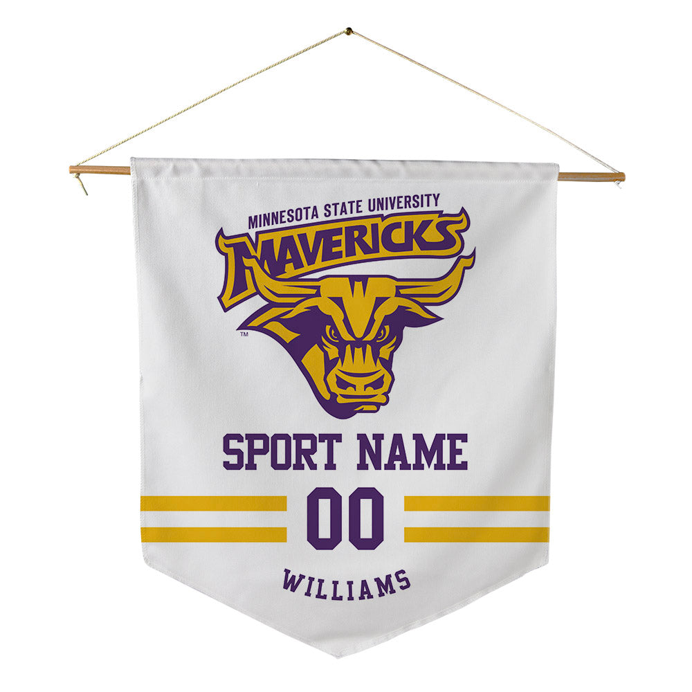 Minn. St. - NCAA Men's Ice Hockey : Finlay Williams - Pennant - 18" x 21"-0